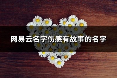 ​网易云名字伤感有故事的名字(163个)